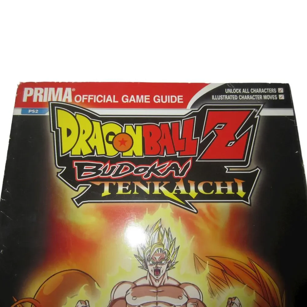 Dragon Ball Z Budokai Tenkaichi Prima Official Game Guide Funimation Atari PS2